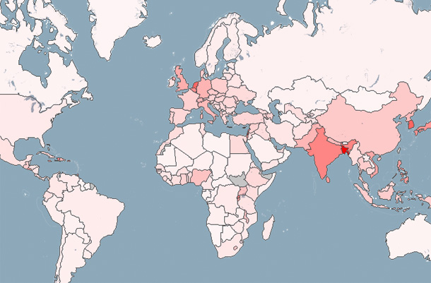 Choropleth Map Population