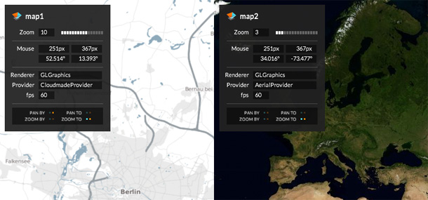 Maps with DebugDisplays